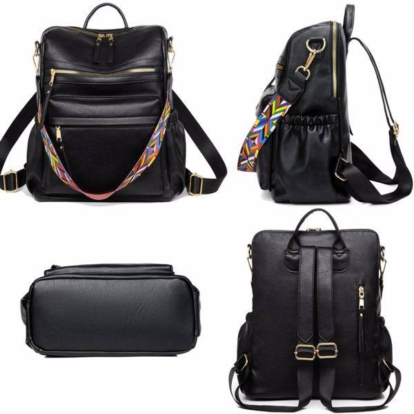 PU Leather Backpack - No Delivery On Weekends