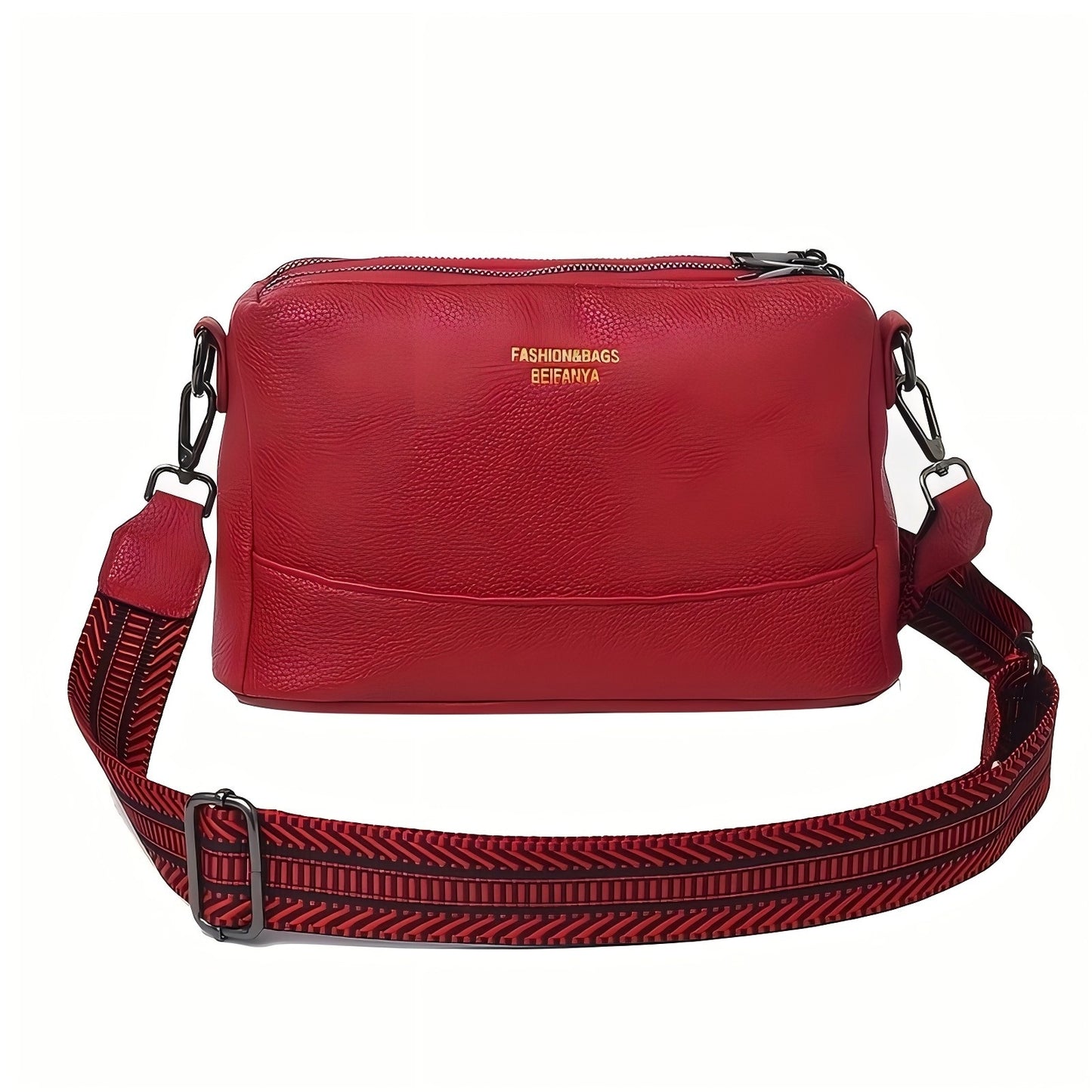 Fashionable Multi-functional PU Crossbody Bag Casual Shoulder Bag For Daily Commuting