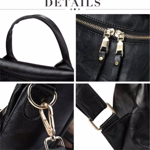 PU Leather Backpack - No Delivery On Weekends