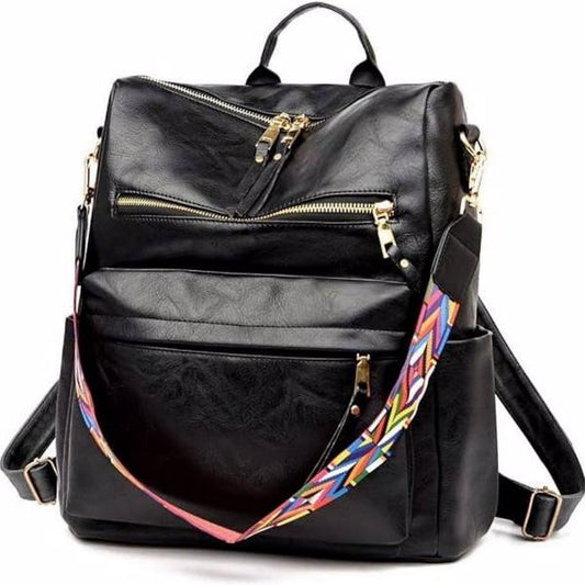 PU Leather Backpack - No Delivery On Weekends